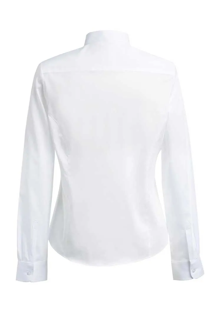 Amelia Semi-Fitted Grandad Collar Blouse 2403
