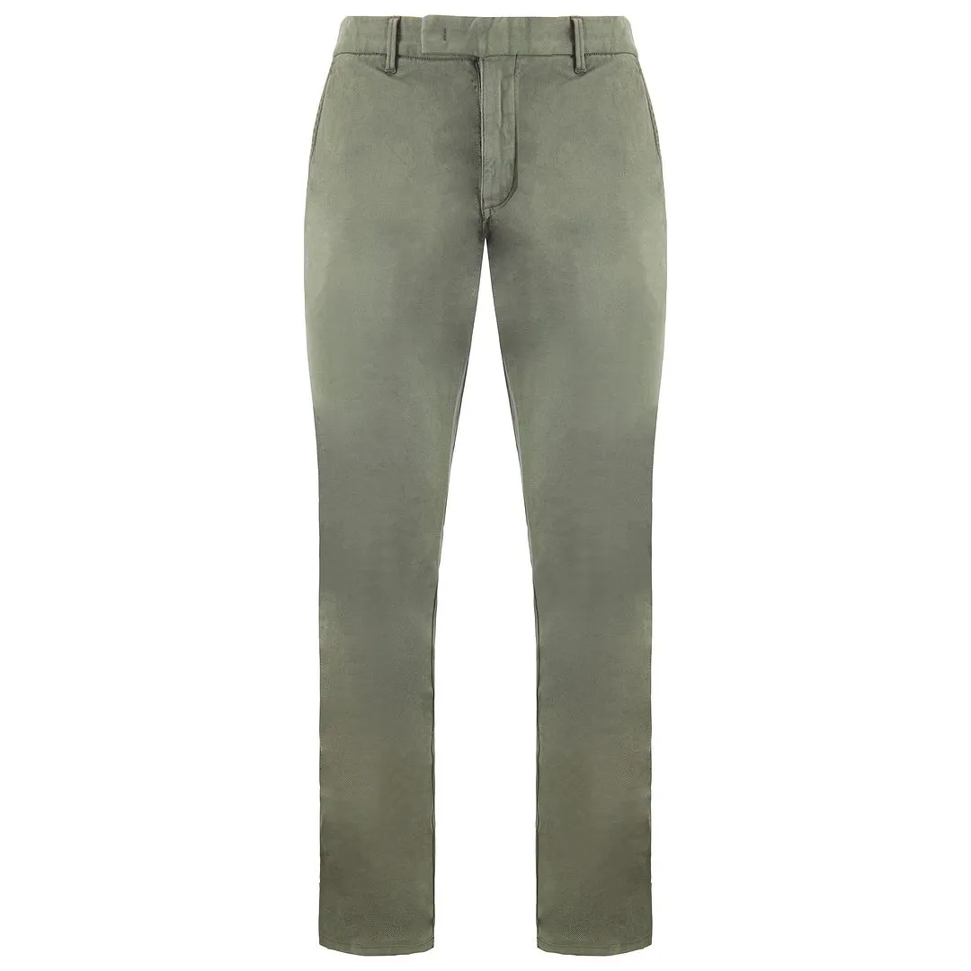 Armani Jeans Regular Wait Mens Green Chinos