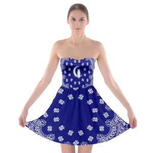 Bandana Cs'up Strapless Bra Top Dress