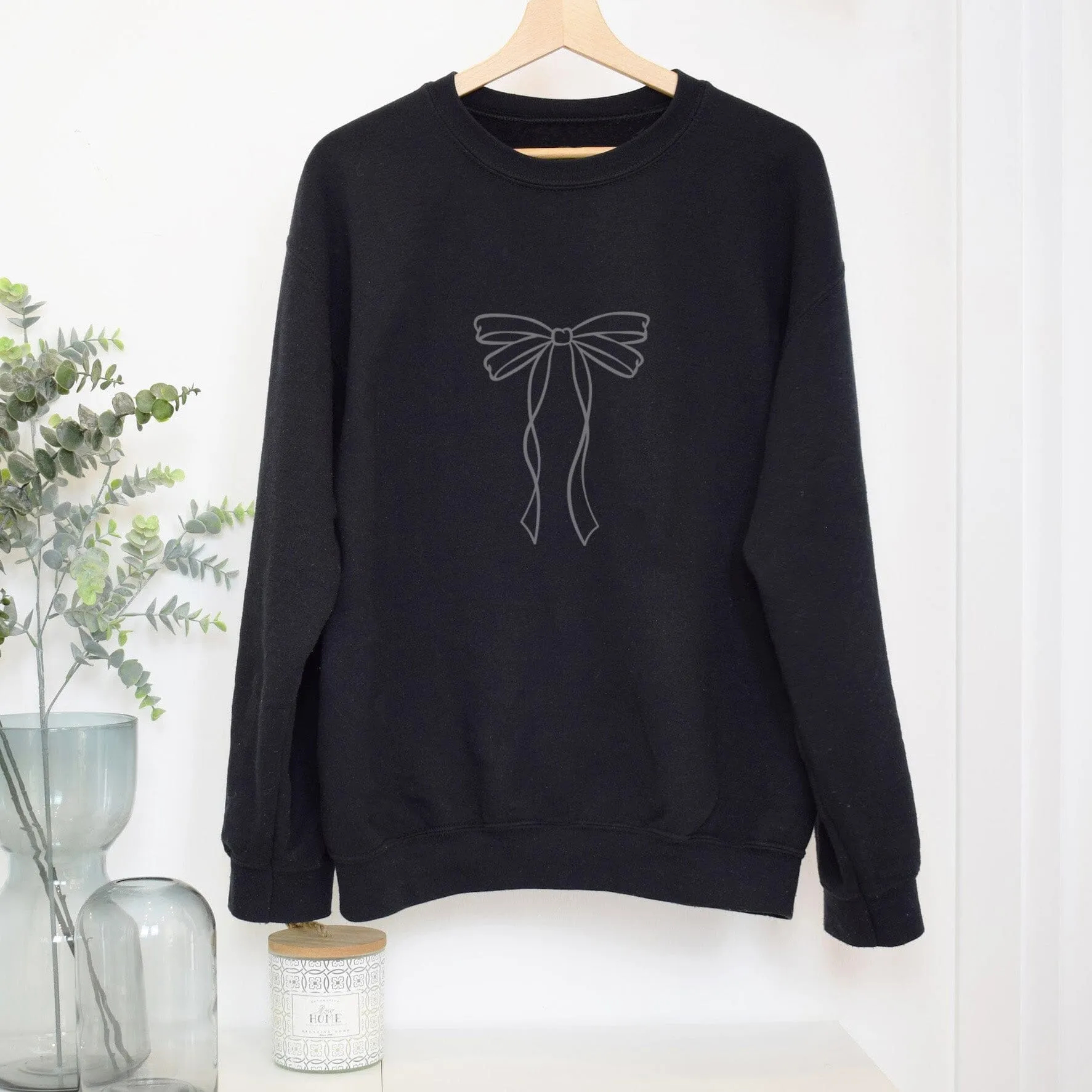 Black Bow Sweatshirt