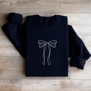 Black Bow Sweatshirt