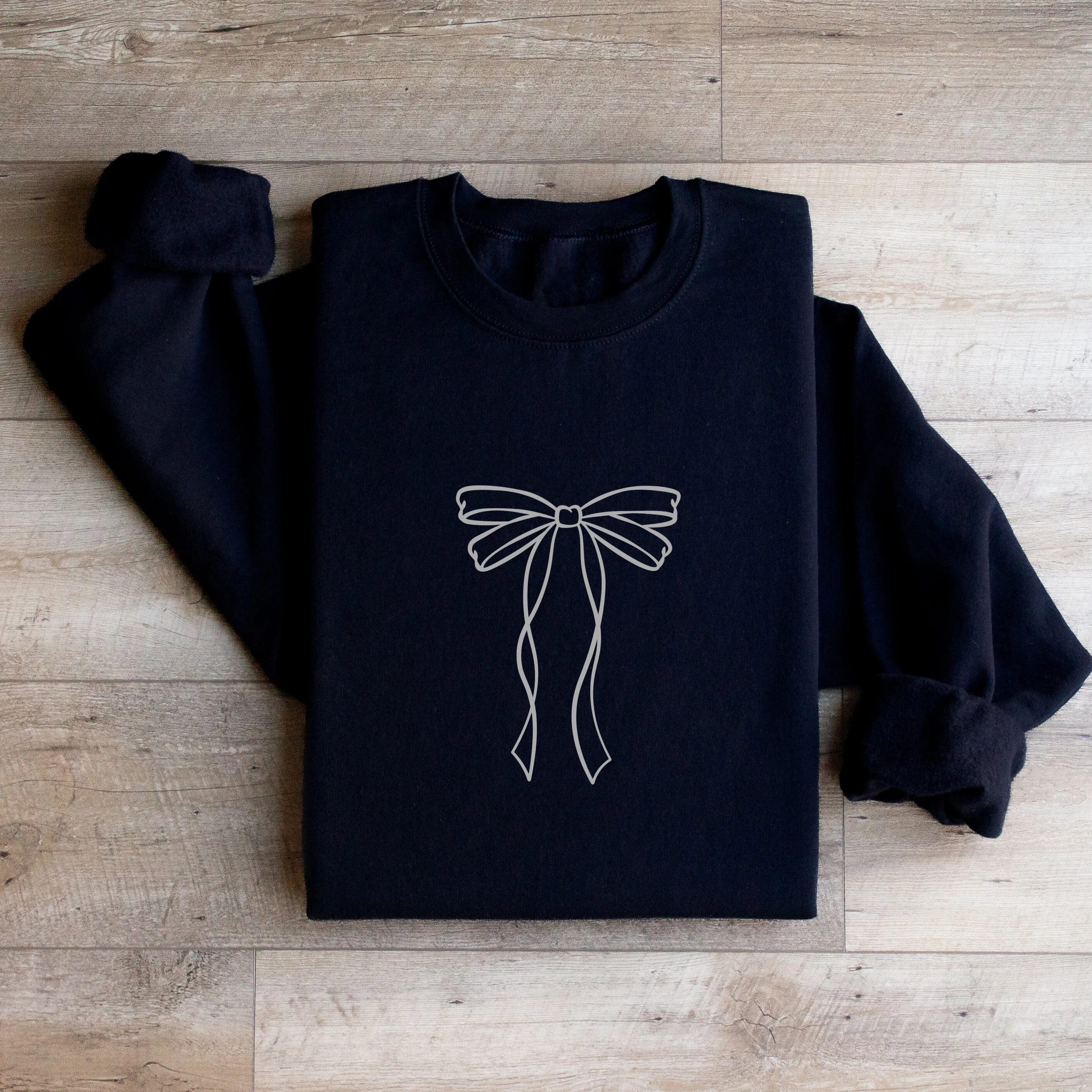 Black Bow Sweatshirt