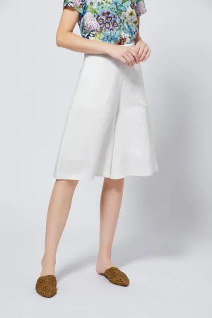 Blanc Wide leg Culottes