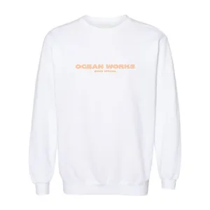 Bubbly Tangerine Crewneck Sweatshirt