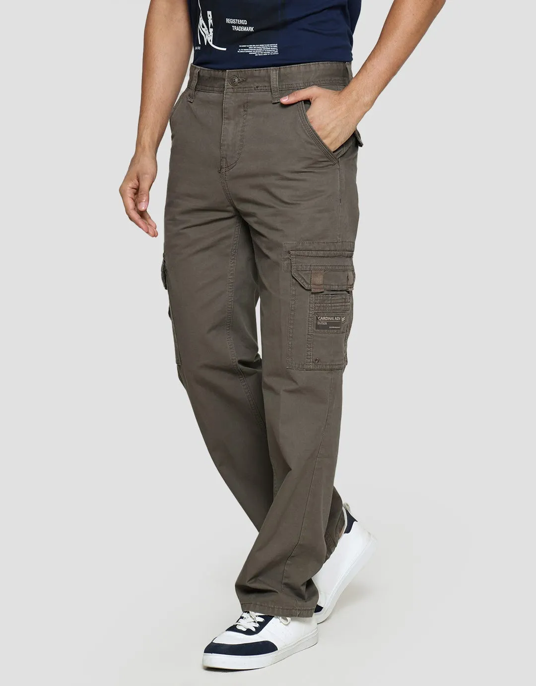Cardinal Casual Celana Panjang Cargo Pria