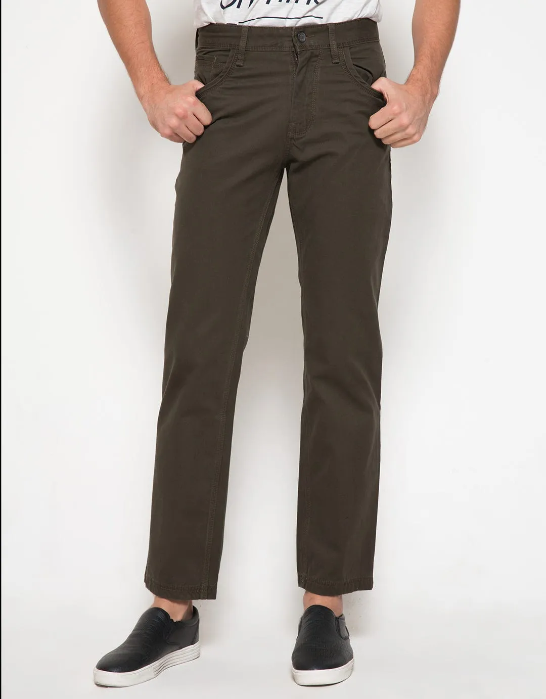 Cardinal Casual Men's Straight Casual Trousers