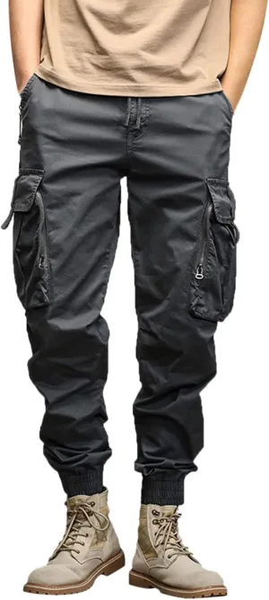 Cargo Sweatpants for Men Big and Tall Mens Tactical Work Pants Sweatpants for Workout Running Training Pants Athletic