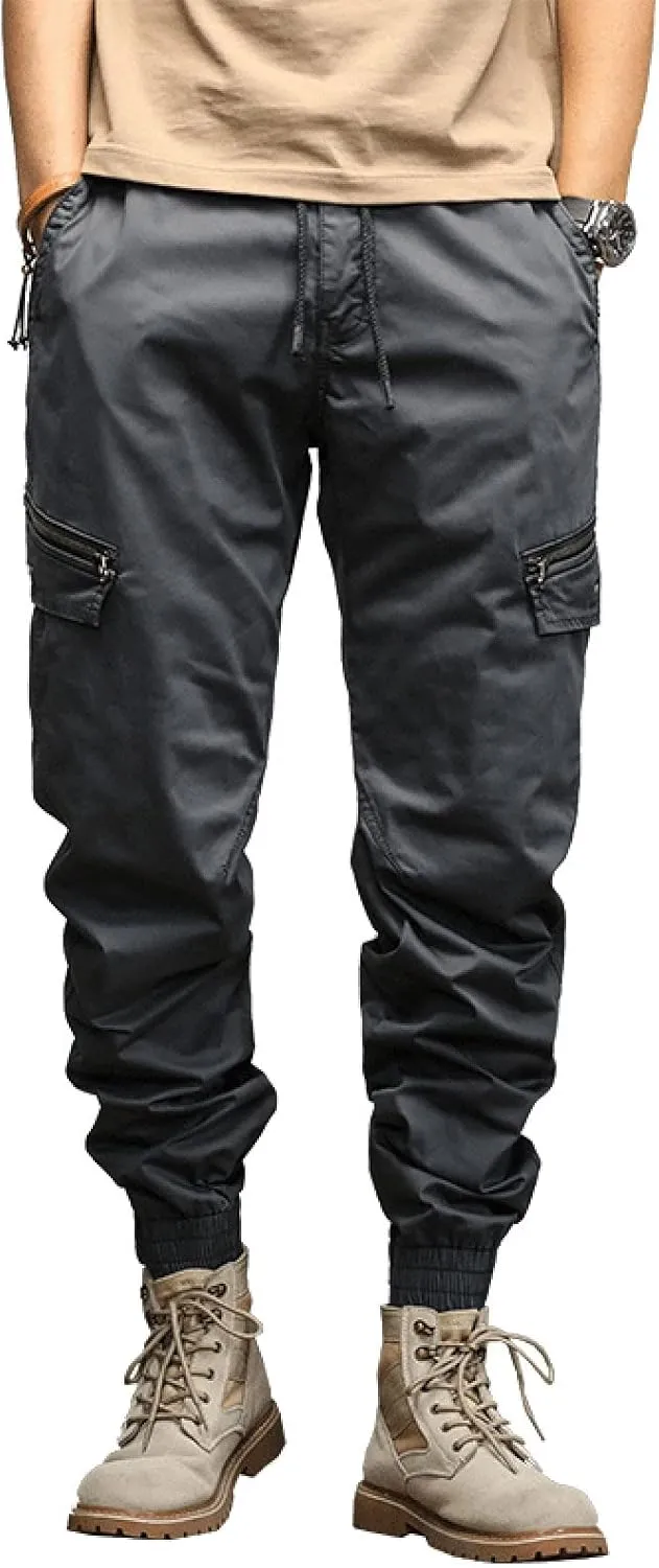 Cargo Sweatpants for Men Big and Tall Mens Tactical Work Pants Sweatpants for Workout Running Training Pants Athletic