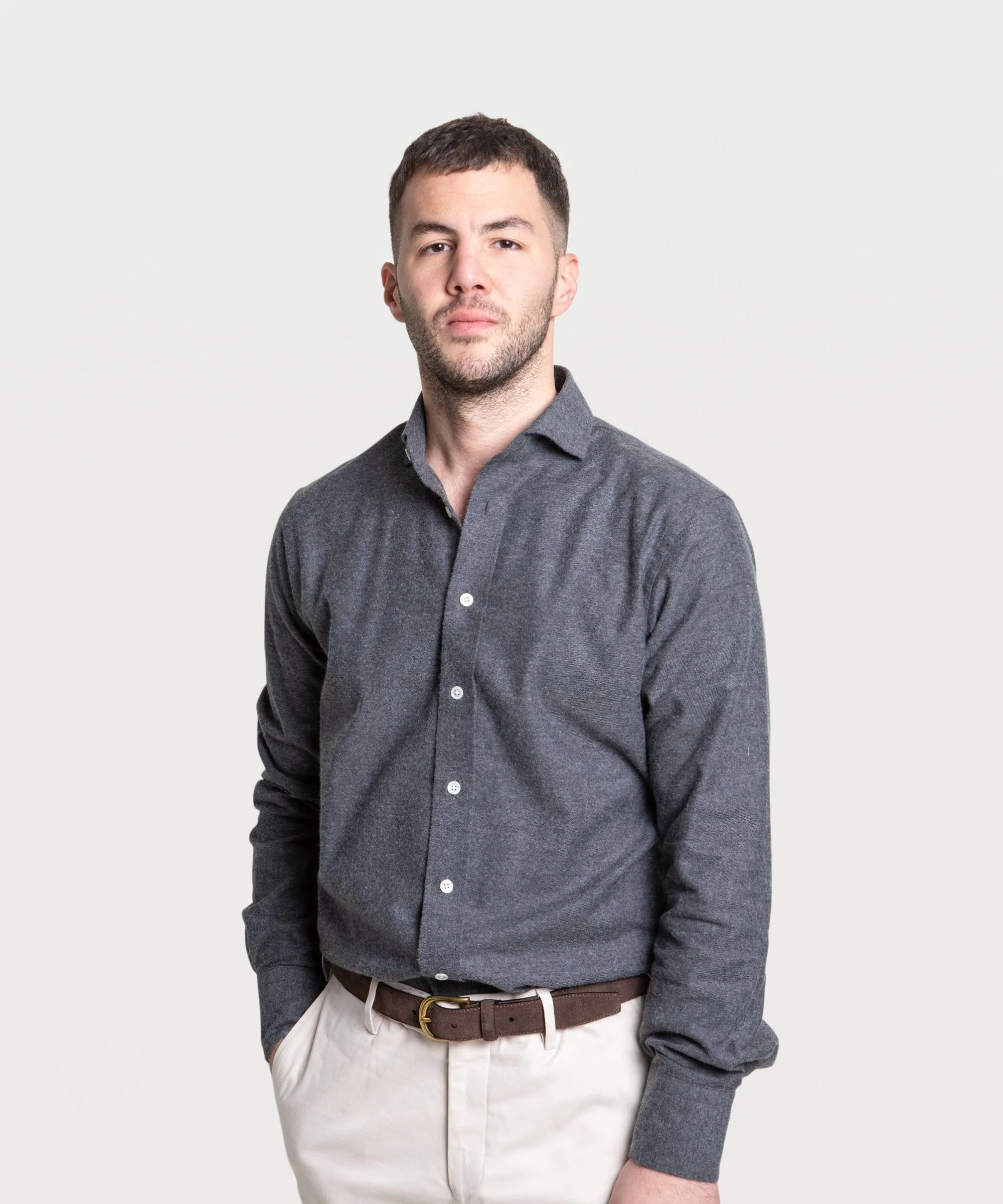 Casual Flannel Cashmere Shirt