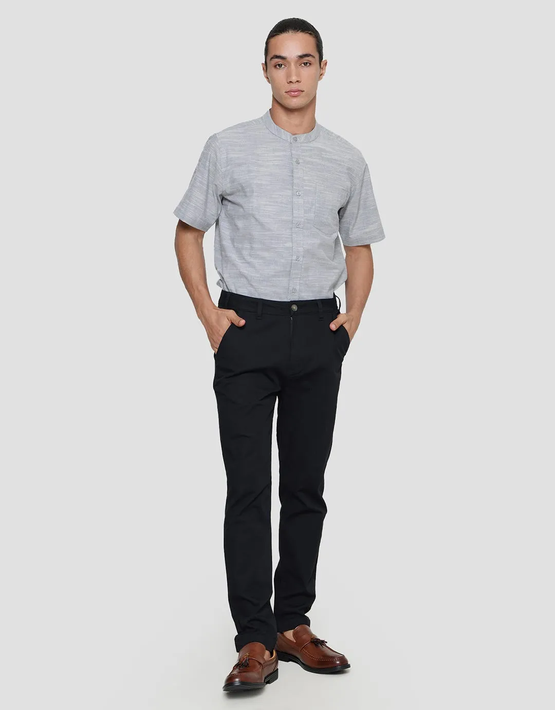 Cole Gaul Slim Celana Panjang Woven Pria
