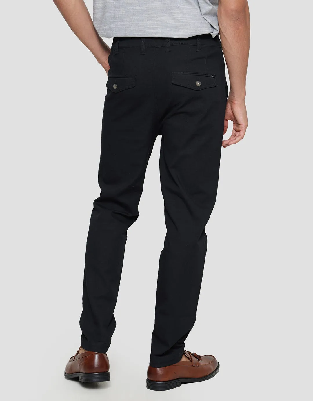 Cole Gaul Slim Celana Panjang Woven Pria