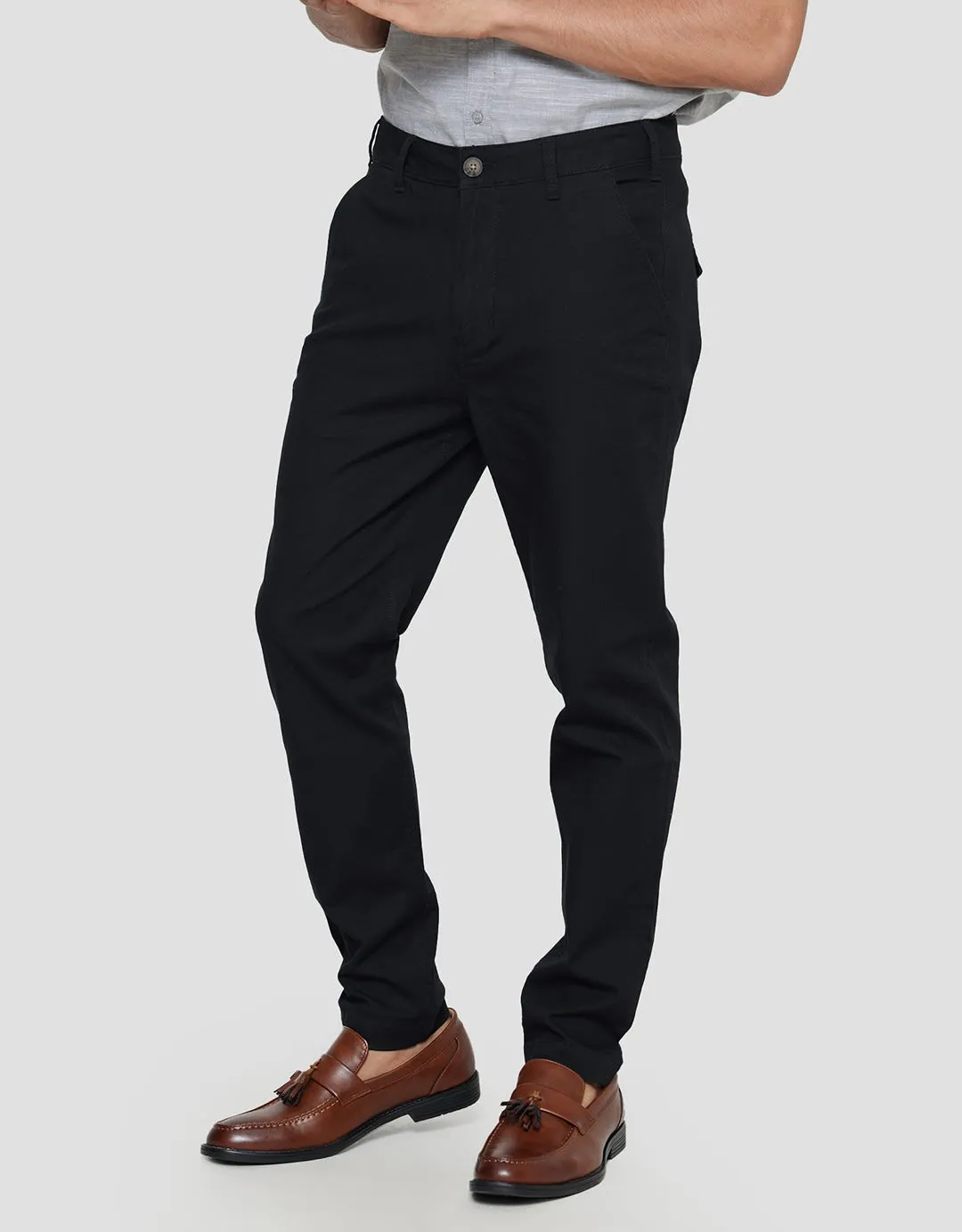 Cole Gaul Slim Celana Panjang Woven Pria