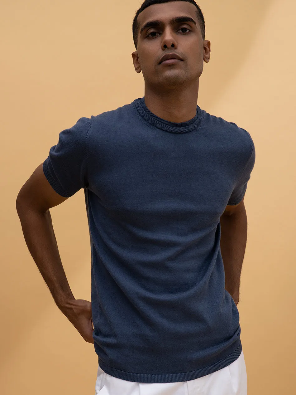 DUSTY BLUE TEE