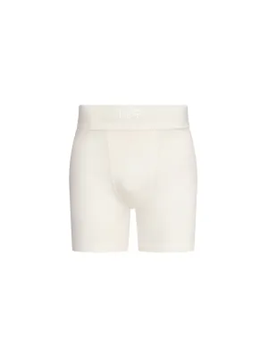 Embroidered Cyclist Shorts in Cotton