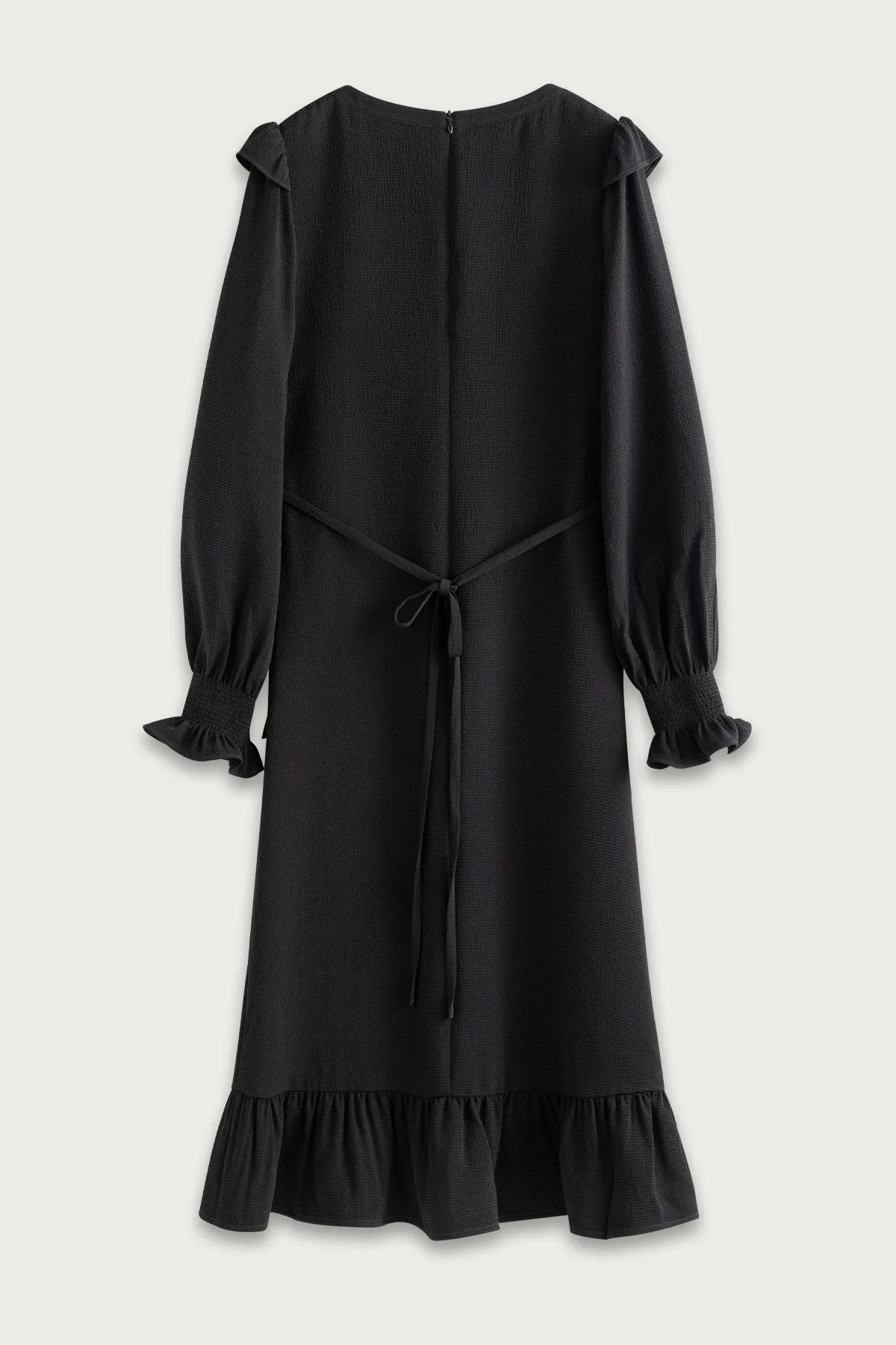 Fansilanen | Mirabelle Ruffle Black Dress