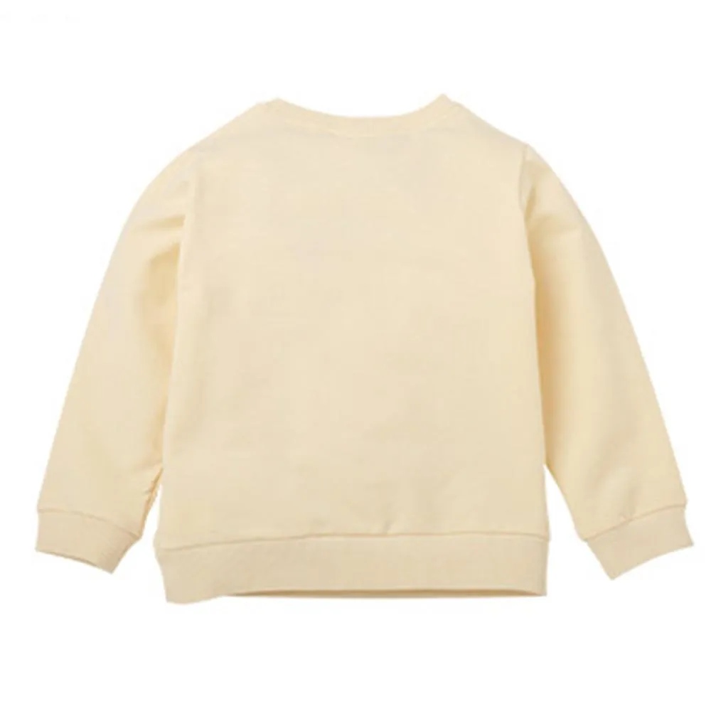 Girls Cute Cartoon Cat Sequin Long Sleeve Tops Wholesale