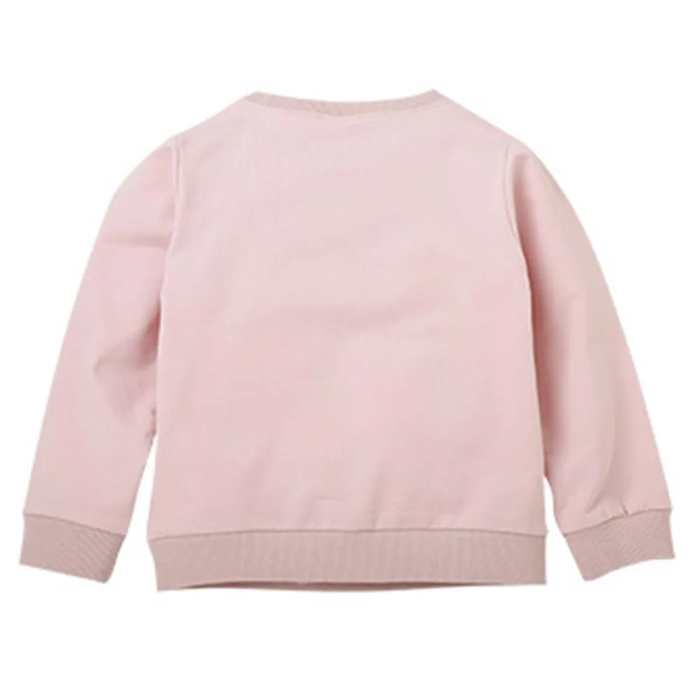 Girls Cute Cartoon Cat Sequin Long Sleeve Tops Wholesale