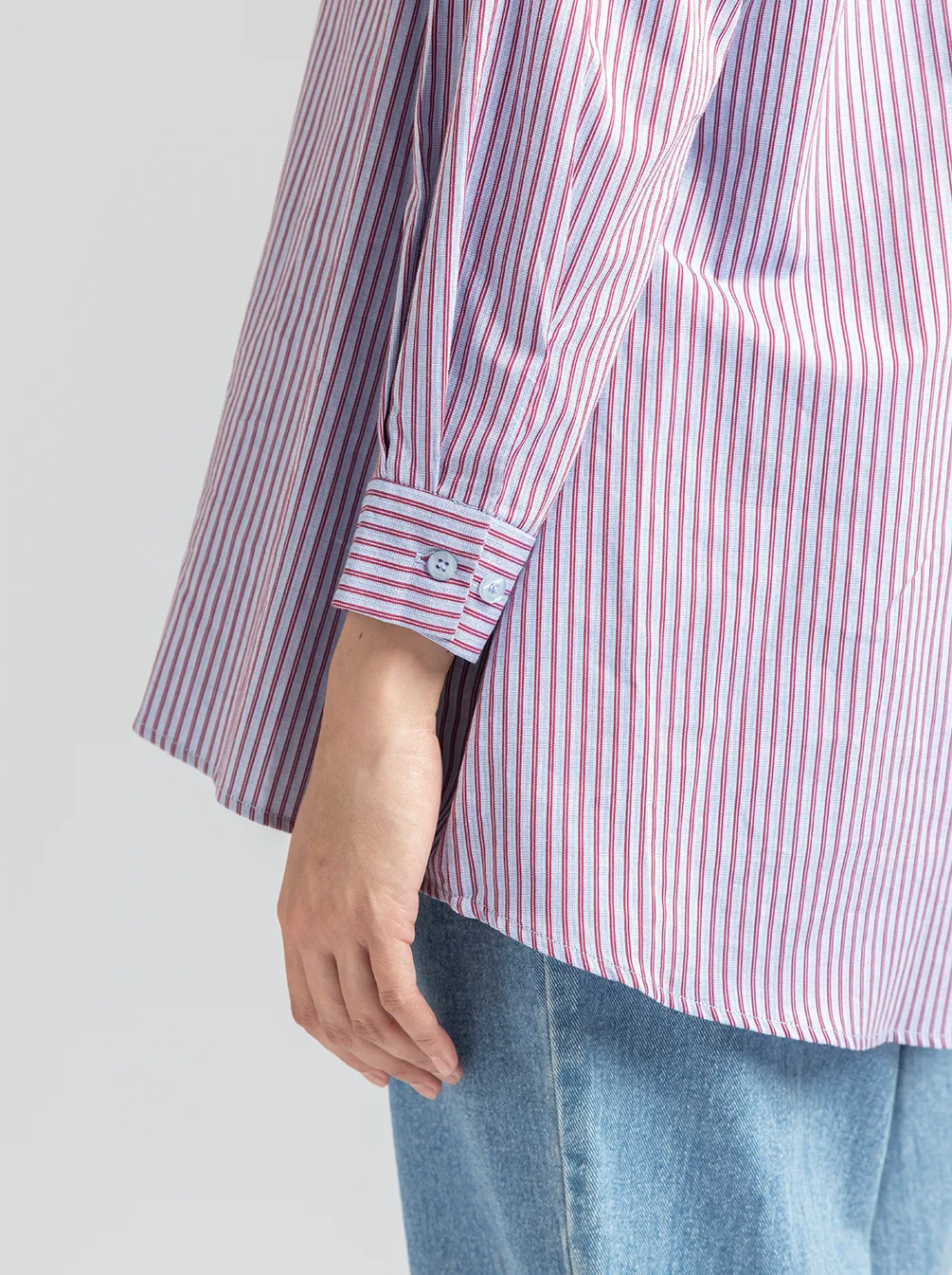 JOSY TOP BLUE RED STRIPE