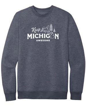Keep Michigan Awesome Crewneck Sweatshirt