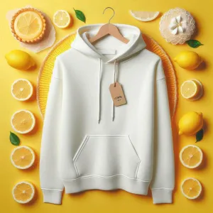 Lemon Tart Women's Plain Super Soft Hoodie LTWPSSH1 - White