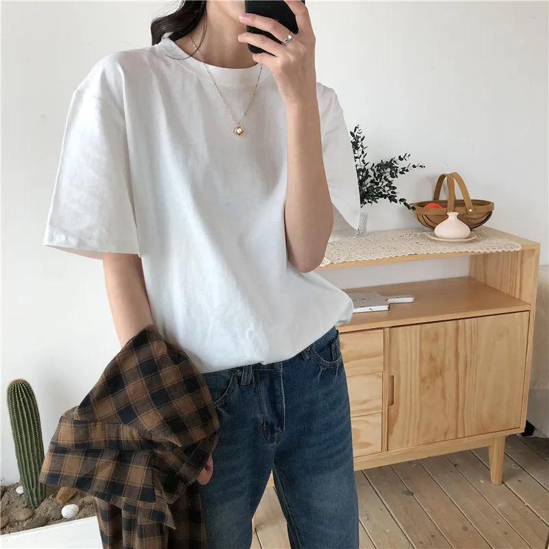 Natural Short Basic Shirt