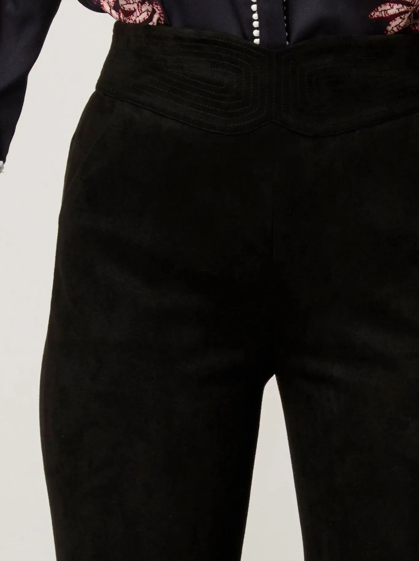 ONCE WAS SCARLETT FAUX SUEDE PANT