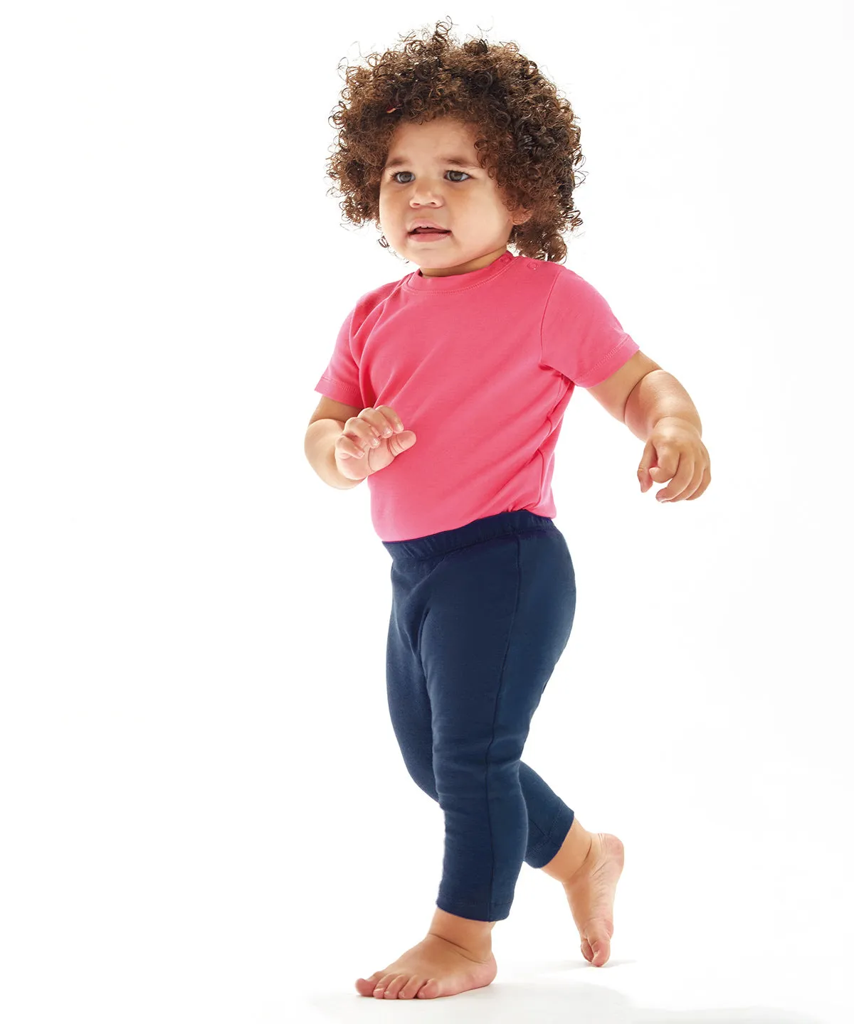 Organic Nautical Navy - Baby leggings
