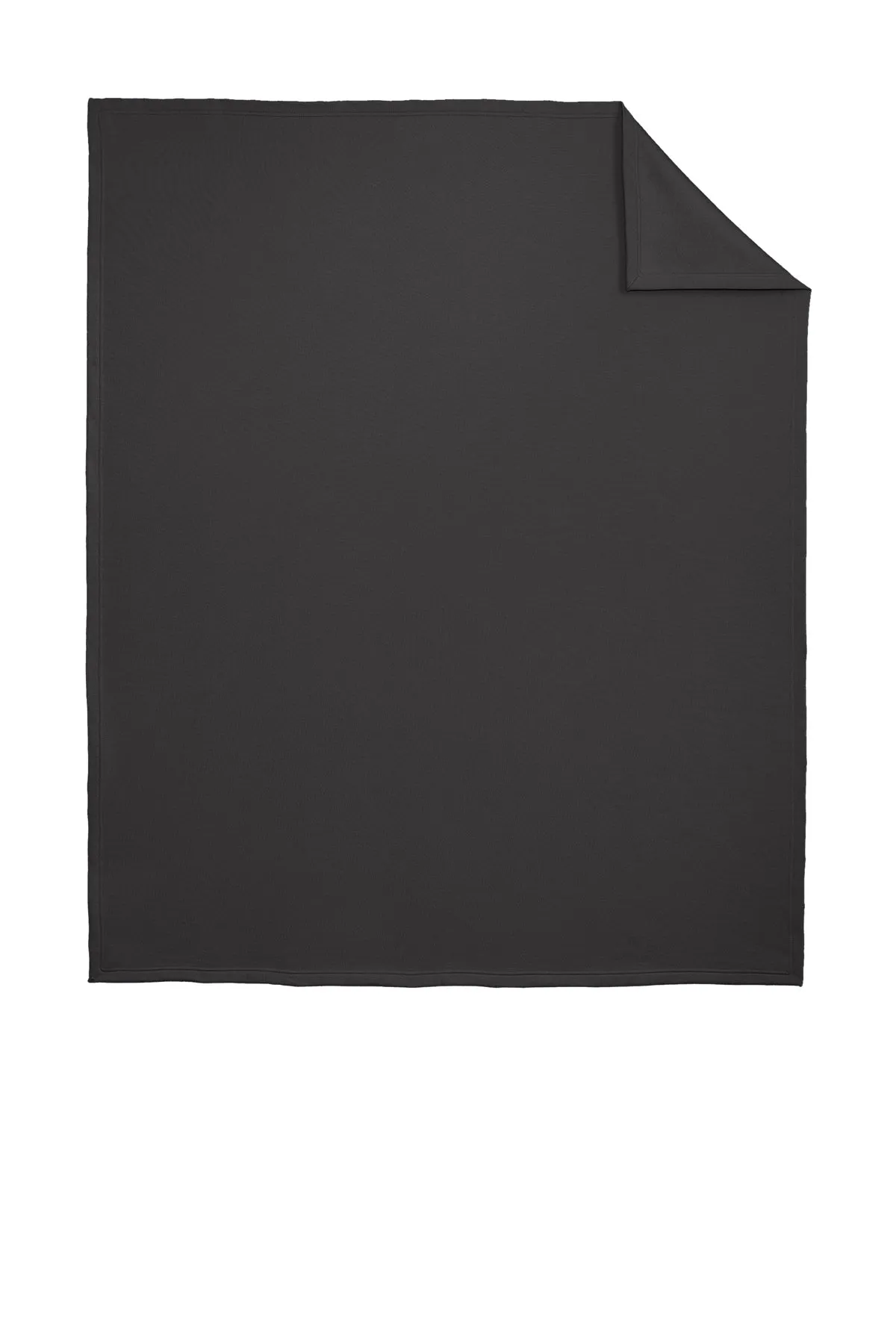 Port & Company Core Fleece Custom Blankets, Charcoal