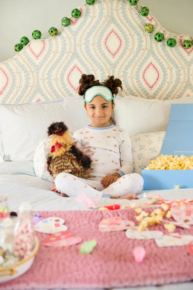 Printed Pima Jammies -- French Hen