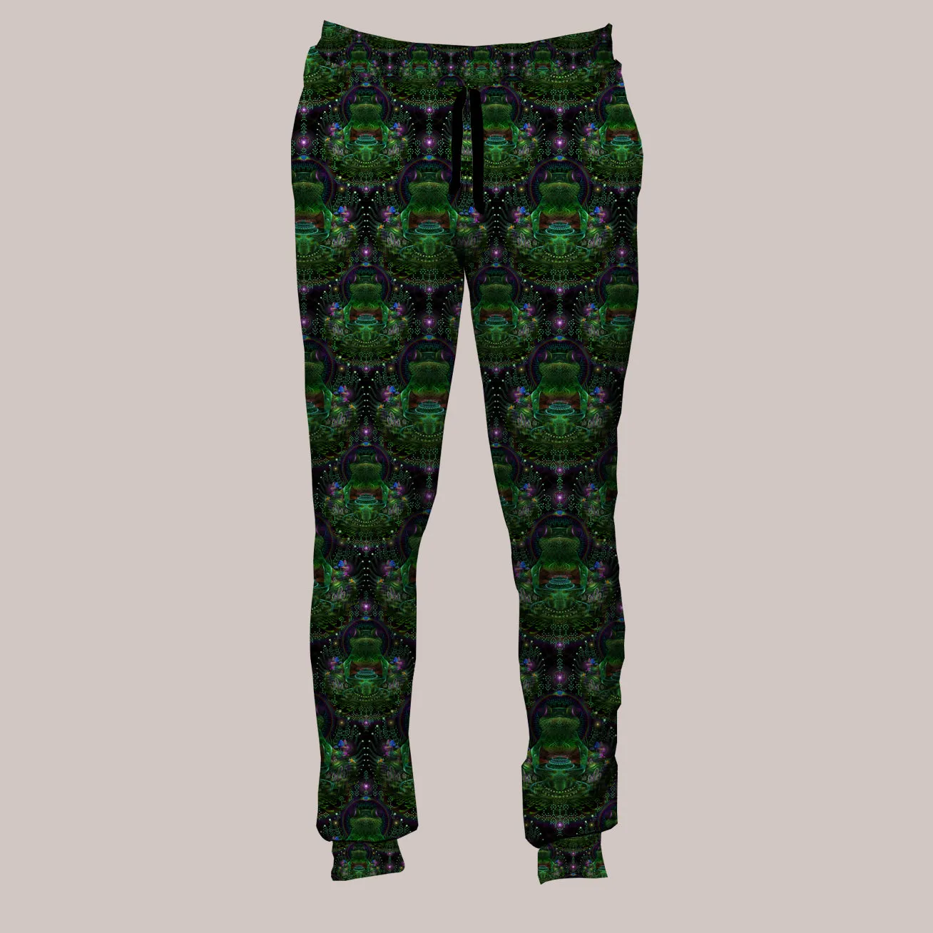 Psychedelic Joggers (UV/RGB, Eco-Friendly, Unisex, Fleece-Lined) | AMPHLIFIED