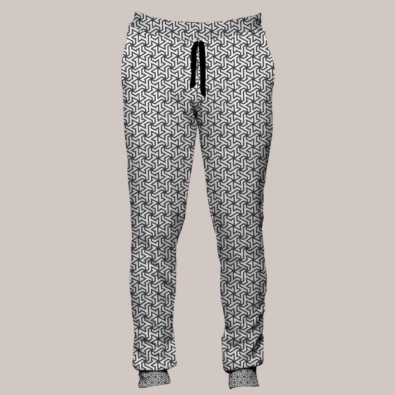 Psychedelic Joggers (UV/RGB, Eco-Friendly, Unisex, Fleece-Lined) | RESONATE