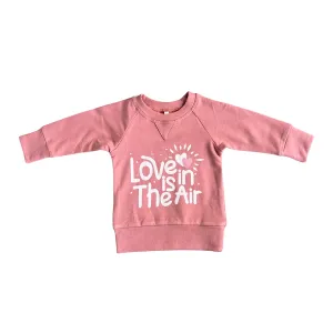 Raglan Sweatshirt- Love is in the Air by Babysprouts