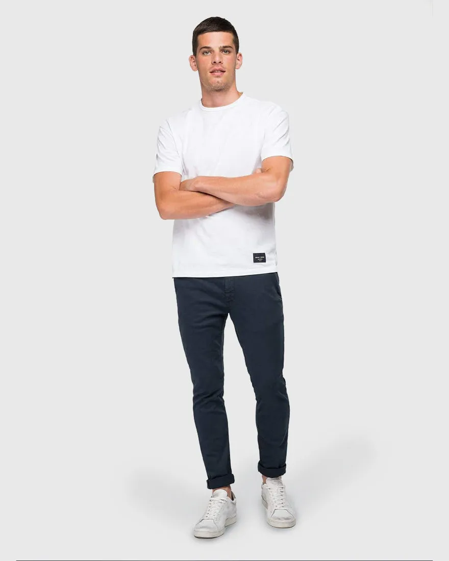 REPLAY R83669627L NAVY ZEUMAR CHINOS