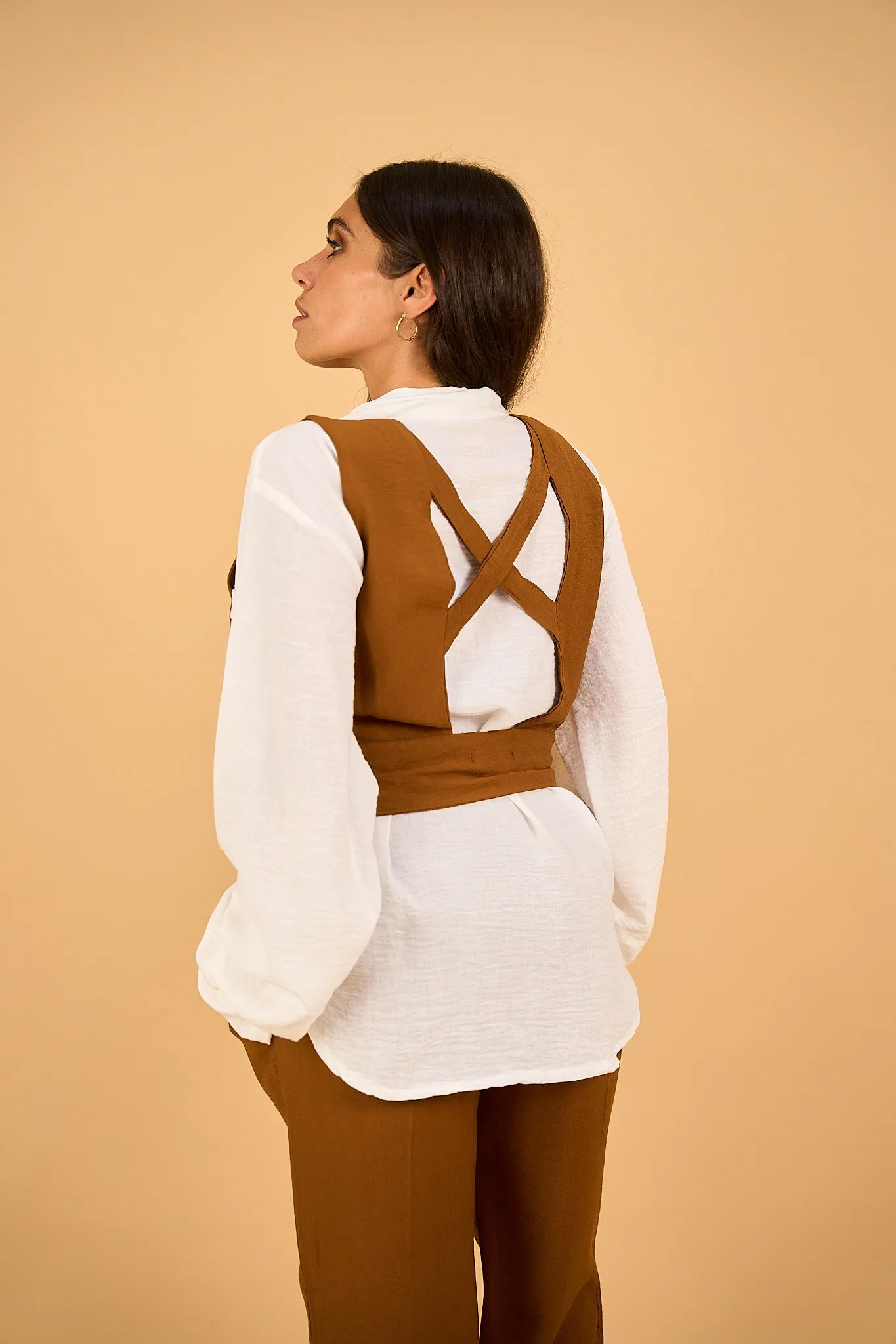 RINI - Full Vest Set - Brown