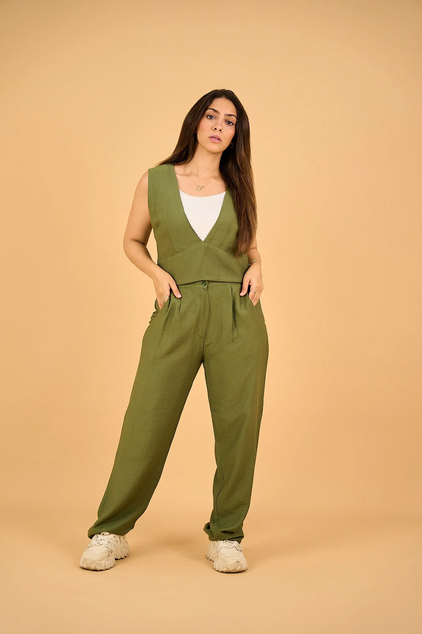 RINI - Full Vest Set - Olive