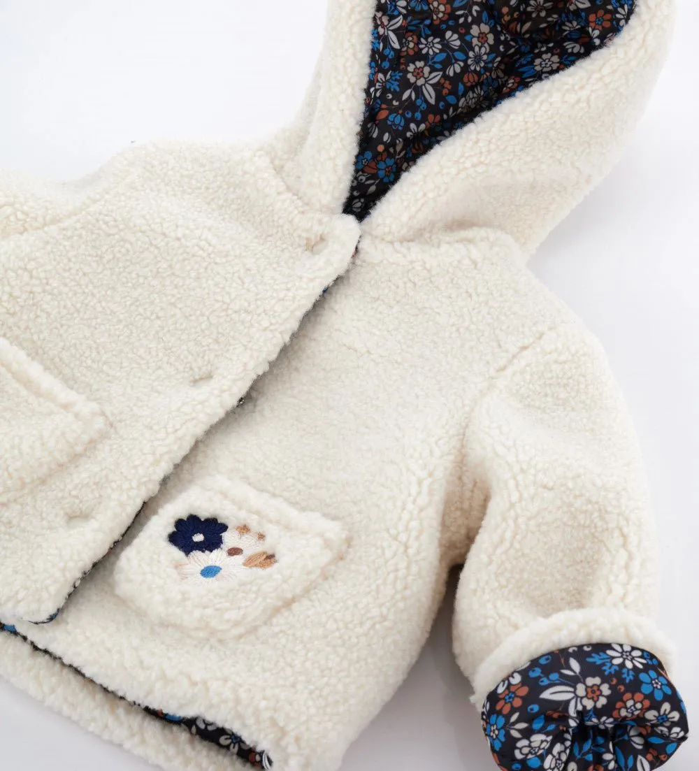 SNAP & SNUGGLE FAUX FUR JACKET