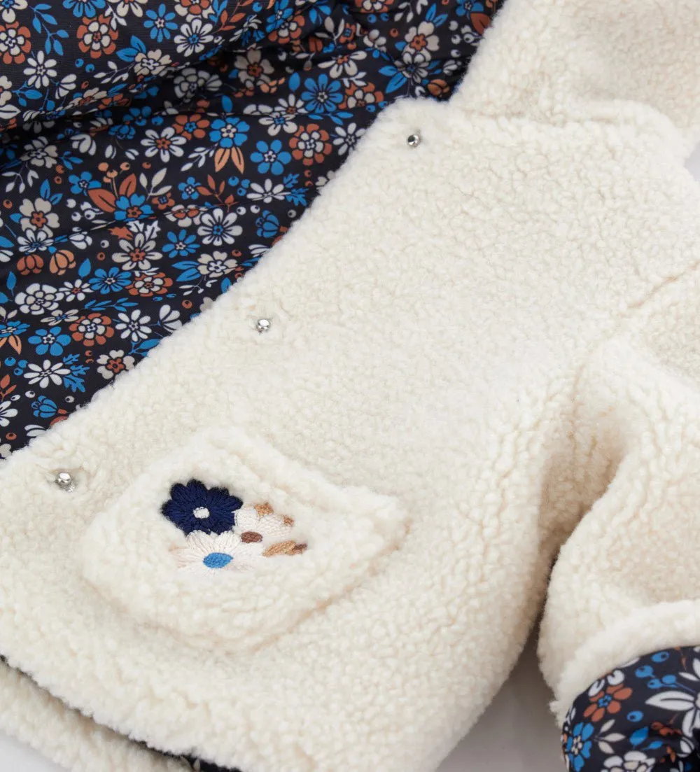 SNAP & SNUGGLE FAUX FUR JACKET