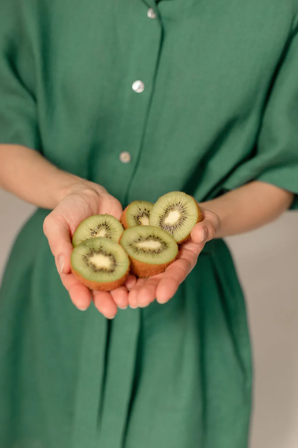 Soleil Linen Dress - Green