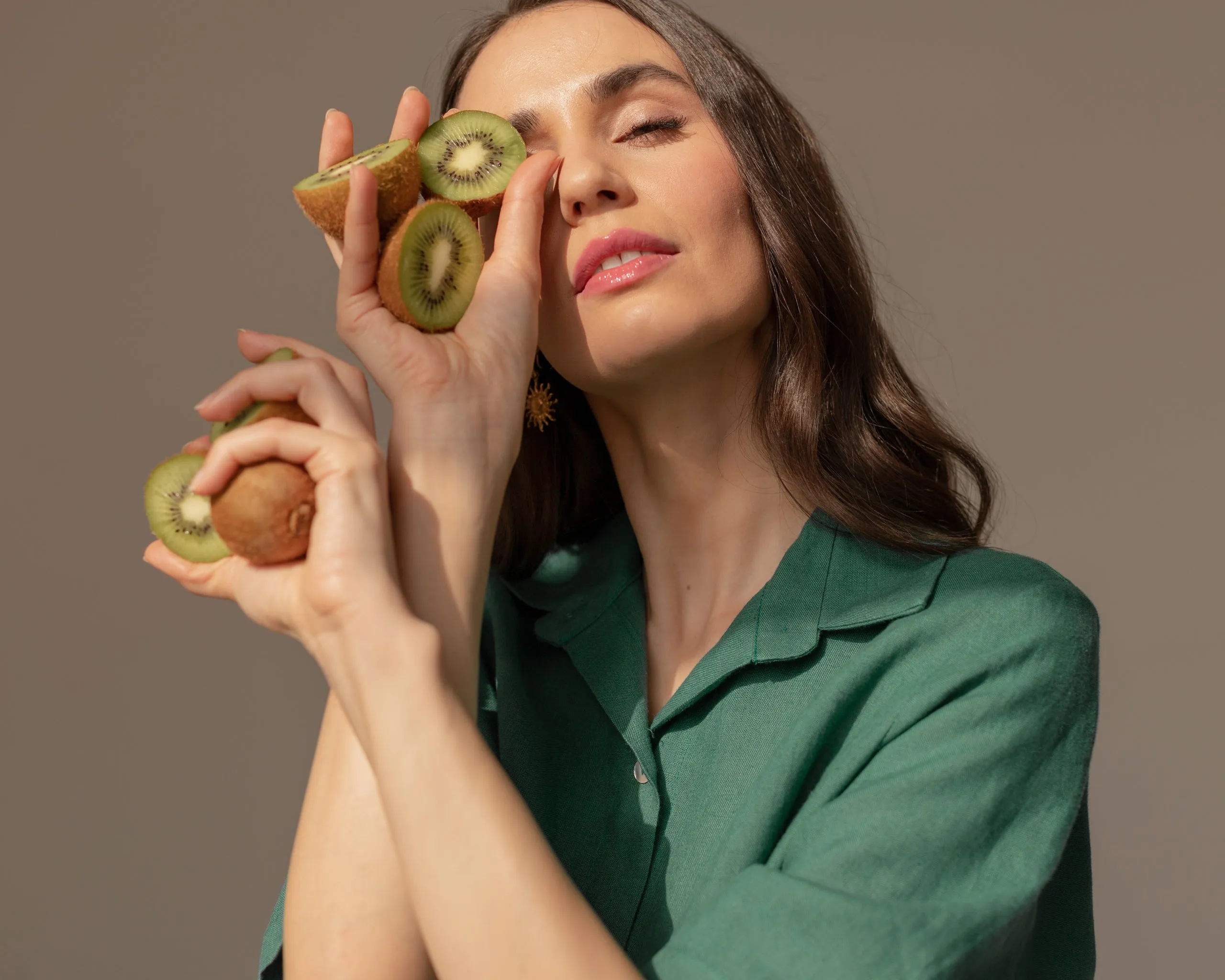 Soleil Linen Dress - Green