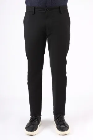 SOLID ORGANIC SLIM FIT COTTON PANTS
