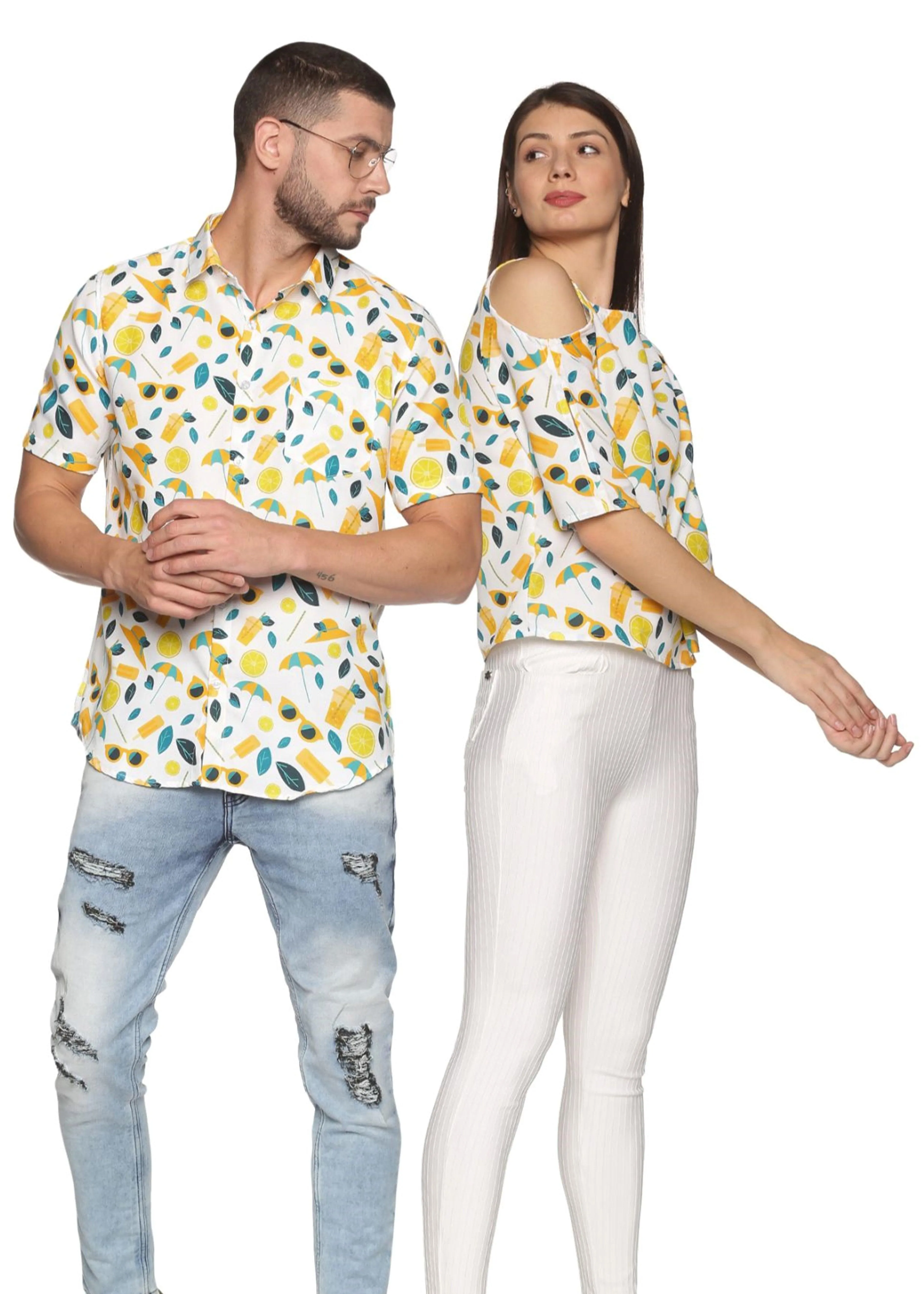 Sunshine Couple Matching Tops