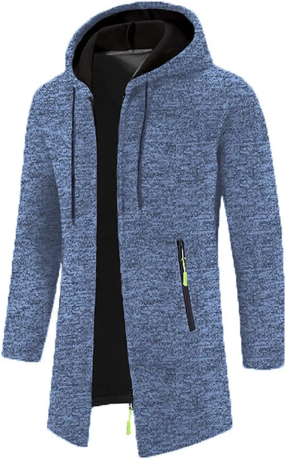 Sweaters for Men Men's Shawl Collar Long Cardigan Heavyweight Knitted Open Front Cardigans Sweaters