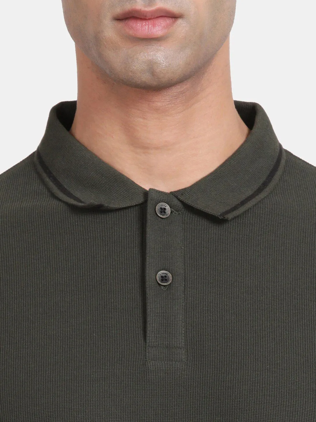 T-Base Polo Collar Relaxed Fit T-Shirt