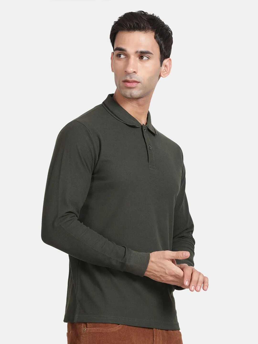 T-Base Polo Collar Relaxed Fit T-Shirt
