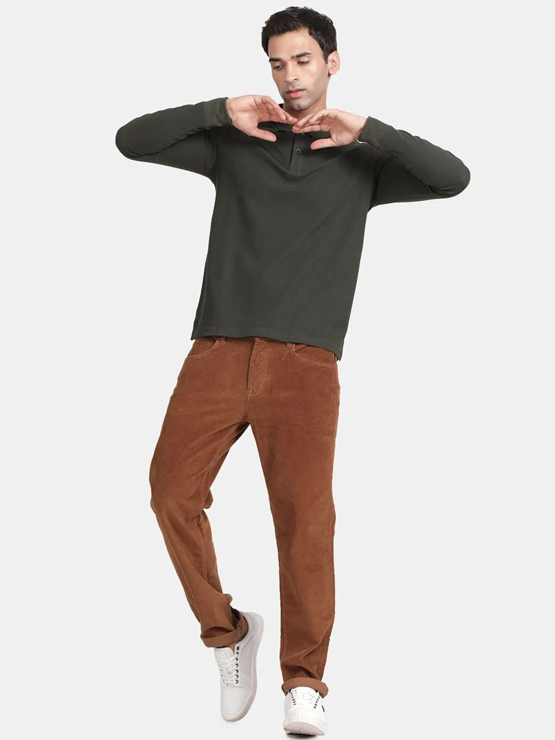 T-Base Polo Collar Relaxed Fit T-Shirt