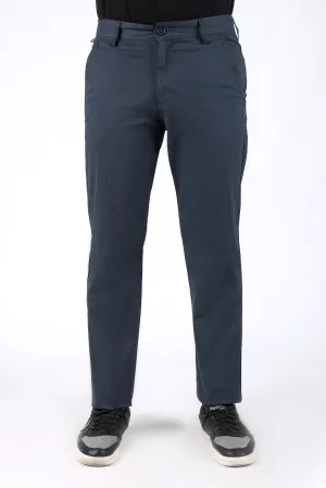TAPPERED CHECK COTTON PANTS