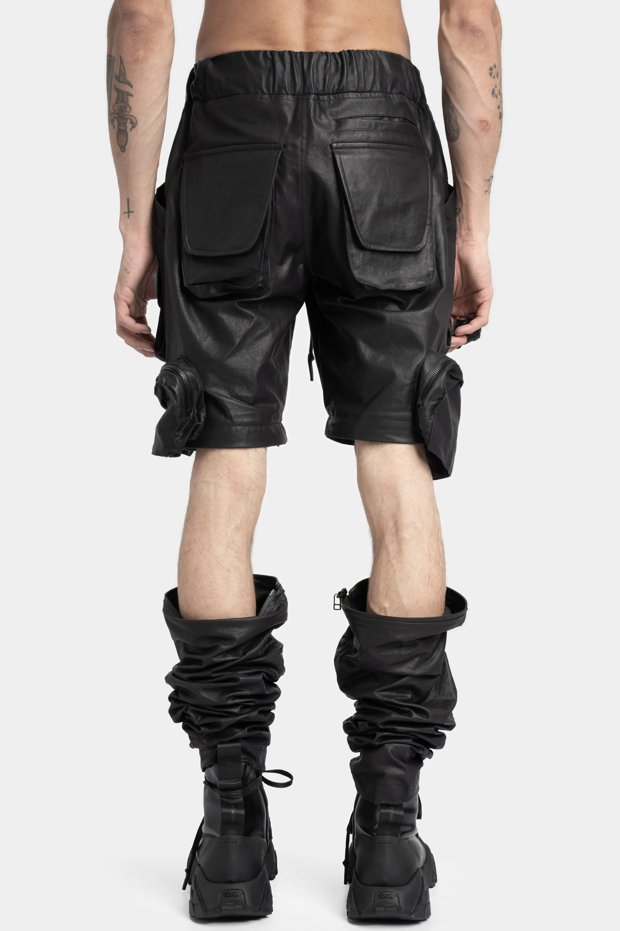 Transformable recoil coated pants