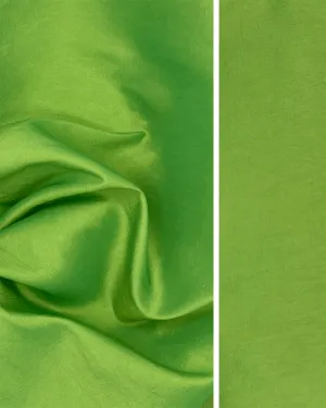Two Tone Green Gold Taffeta Fabric | Polyester Nylon 58W