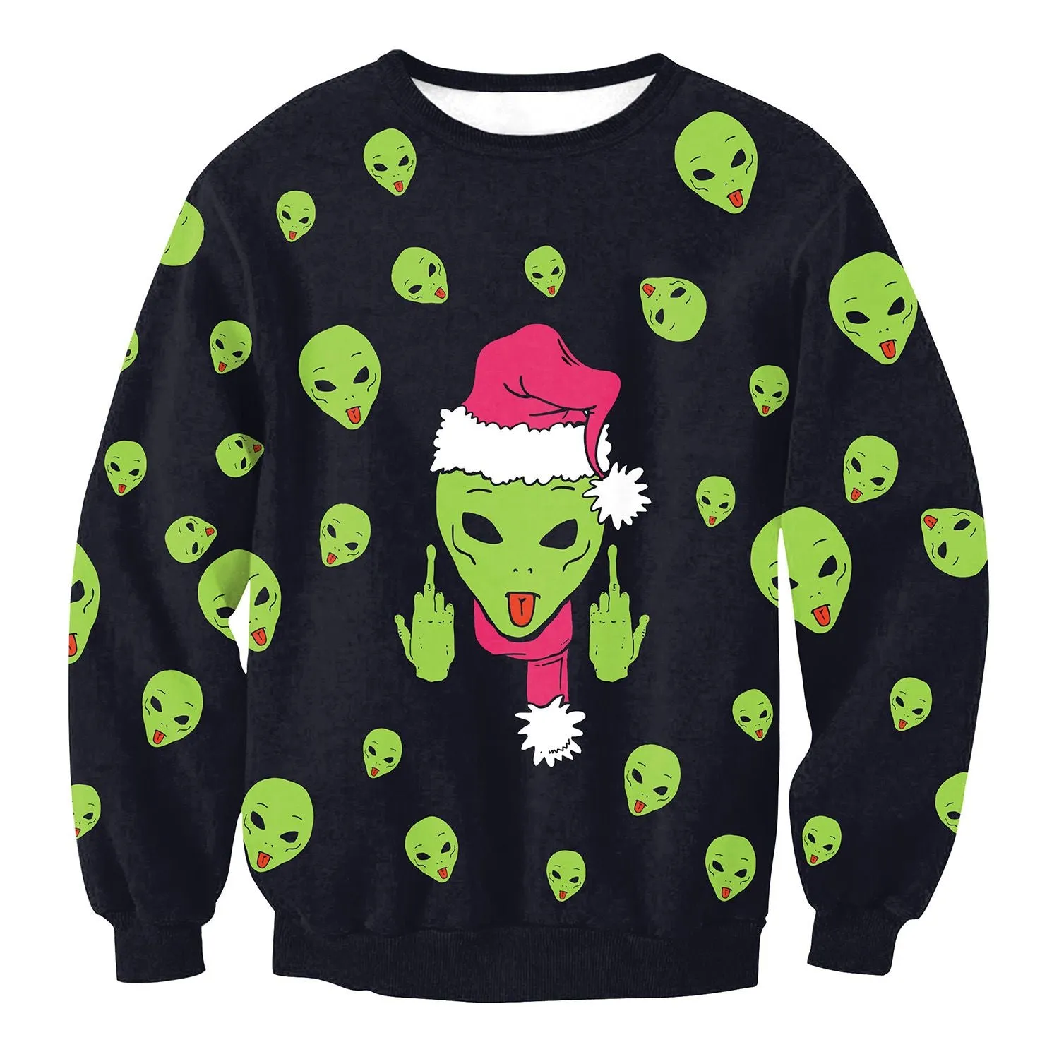 Ugly Christmas Sweatshirts Long Sleeve Women Xmas Sweatshirts Pullover