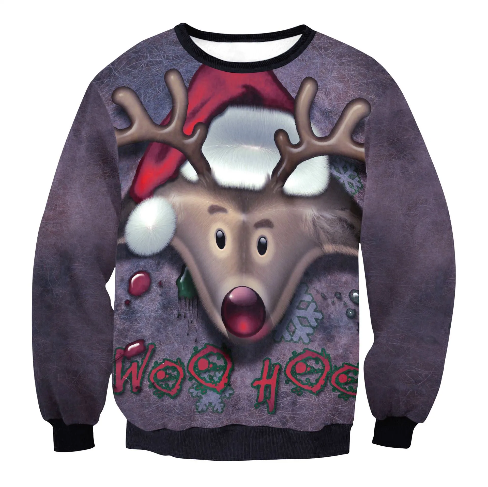 Ugly Christmas Sweatshirts Long Sleeve Women Xmas Sweatshirts Pullover